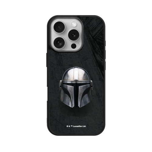 Apple iPhone 16 Pro Base Case Schwarzer Mandalorianer Helm