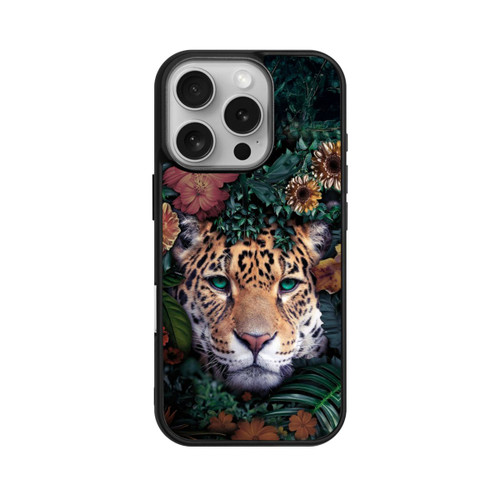 Apple iPhone 16 Pro Base Case Jaguar im Dschunglegrün