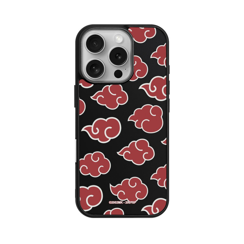 iPhone 16 Pro Base Case Akatsuki Pattern Transparent