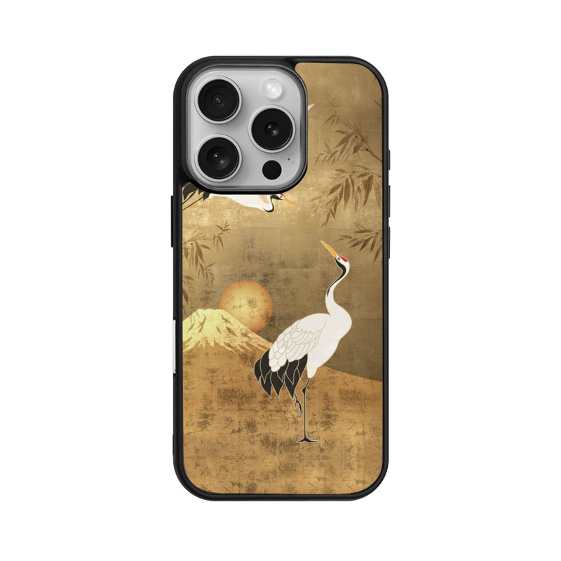 iPhone 16 Pro Base Case Kraniche Gold Japan 1