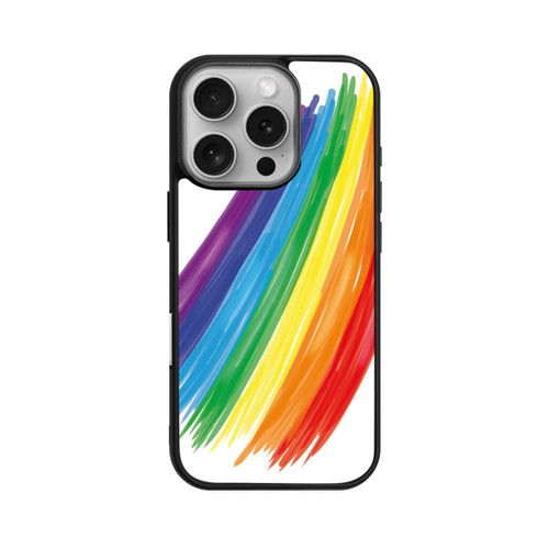 Apple iPhone 16 Pro Base Case Rainbow Paint Brush