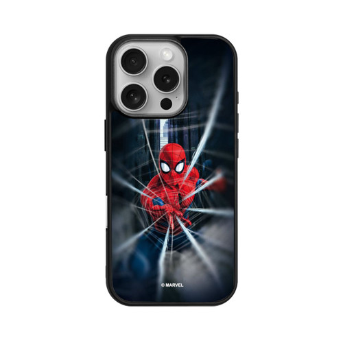 Apple iPhone 16 Pro Base Case Spider-Man Webs In Action