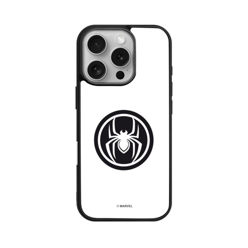 Apple iPhone 16 Pro Base Case Spider-Man Logo White