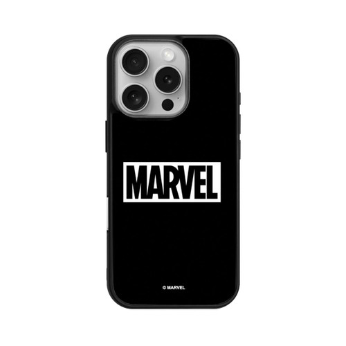 Apple iPhone 16 Pro Base Case Marvel Logo Black