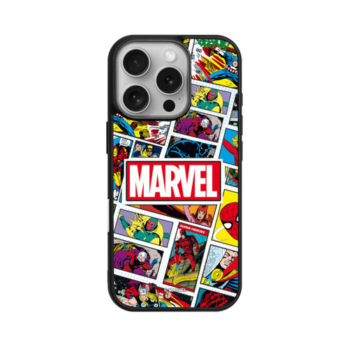 Apple iPhone 16 Pro Base Case Marvel Comic Pattern