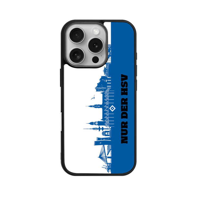 iPhone 16 Pro Base Case HSV Skyline Blau Weiß