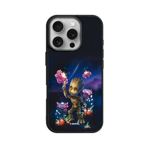 Apple iPhone 16 Pro Base Case Baby Groot Blumen