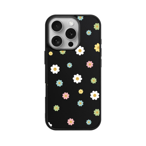 Apple iPhone 16 Pro Base Case Flower Power klein transparent