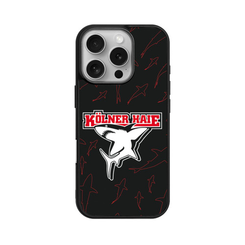 Apple iPhone 16 Pro Base Case Haie Muster Rot