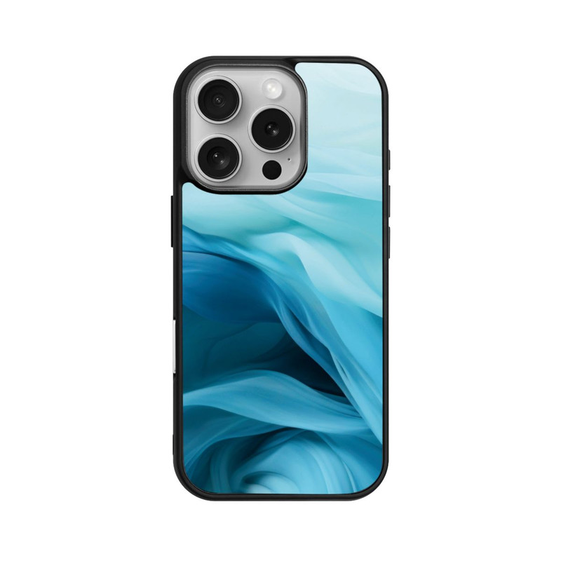 iPhone 16 Pro Base Case Smooth Blue Texture