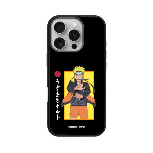 Apple iPhone 16 Pro Base Case Naruto Kampfposition Schwarz