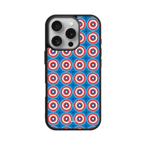 Apple iPhone 16 Pro Base Case Captain American Shield Pattern