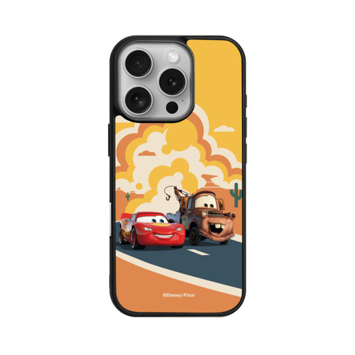 Apple iPhone 16 Pro Base Case Disney Cars Lightning McQueen Und Hook on the Road
