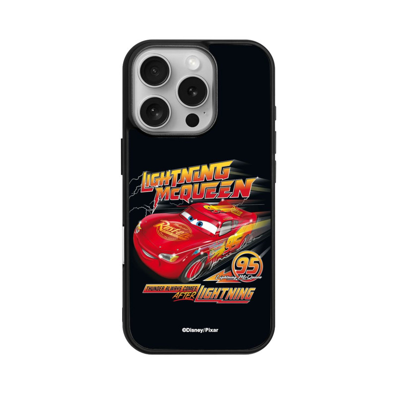 iPhone 16 Pro Base Case Cars Lightning McQueen Thunder Always Comes After Lightning
