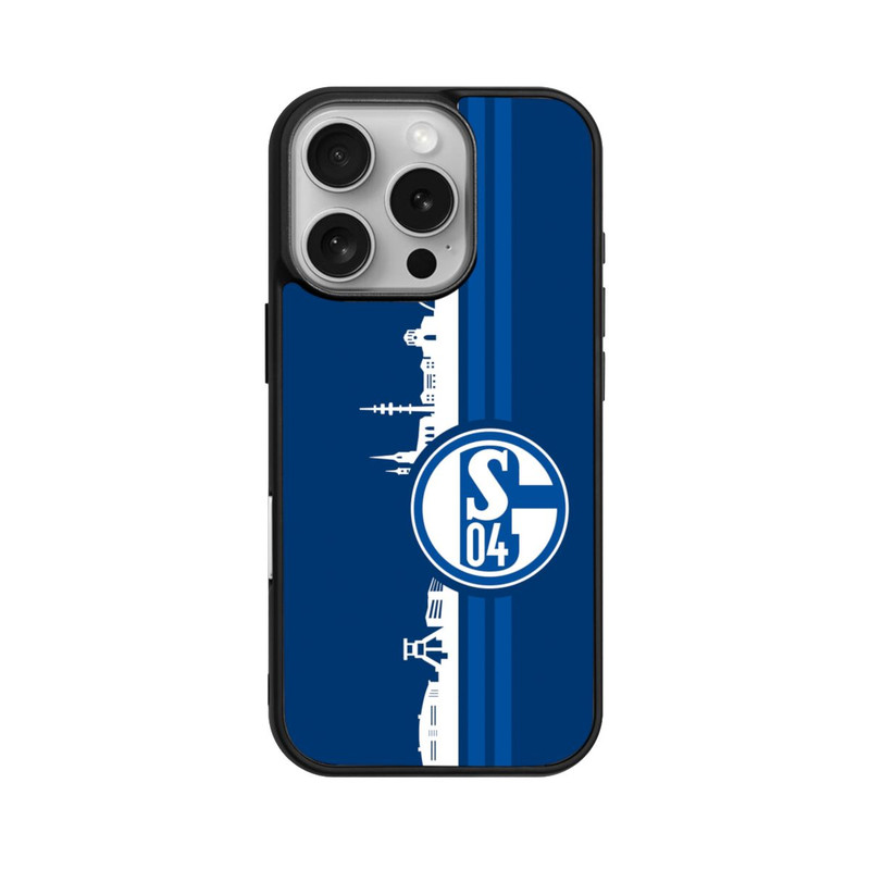 iPhone 16 Pro Base Case Schalke 04 Skyline Blau