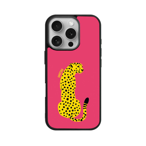 Apple iPhone 16 Pro Base Case Colourful Yellow Cat