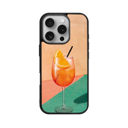 Apple iPhone 16 Pro Base Case Cocktail Orange Green