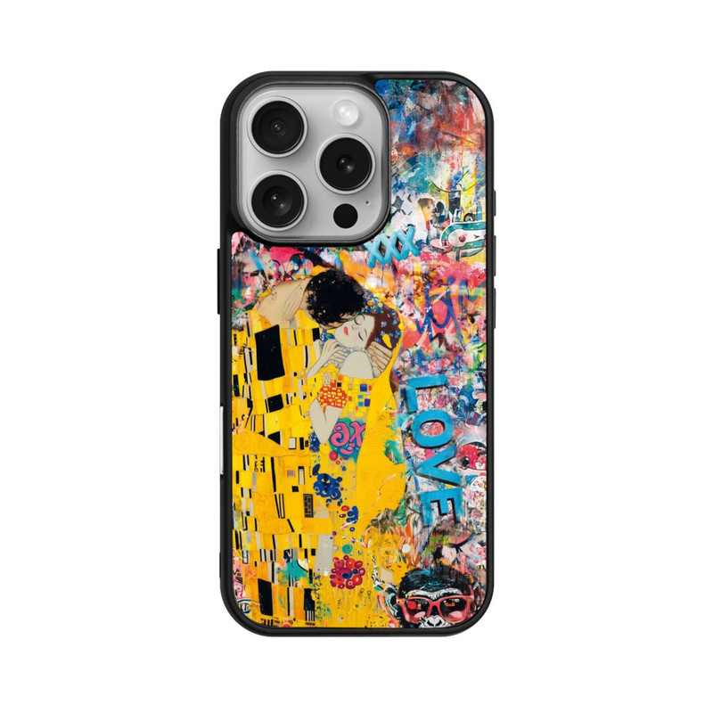 iPhone 16 Pro Base Case Graffiti Kiss