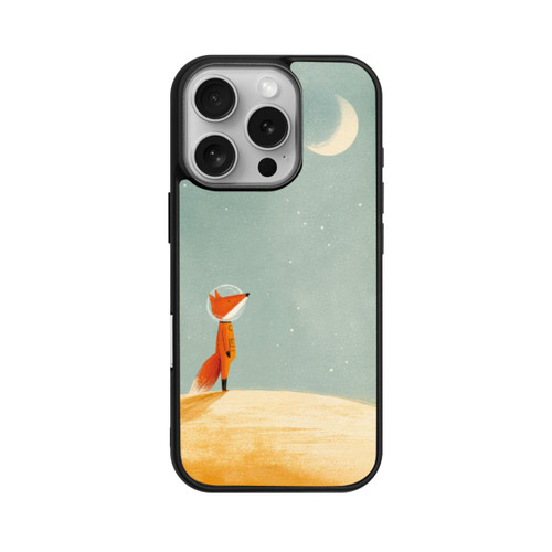 Apple iPhone 16 Pro Base Case Fuchs im Mondlicht