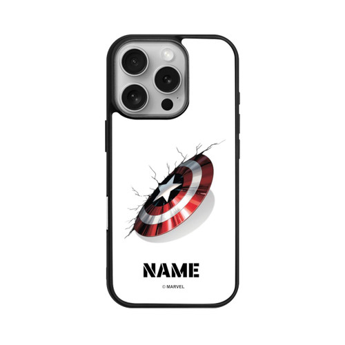 Apple iPhone 16 Pro Base Case Captain America Shield Personalisierbar
