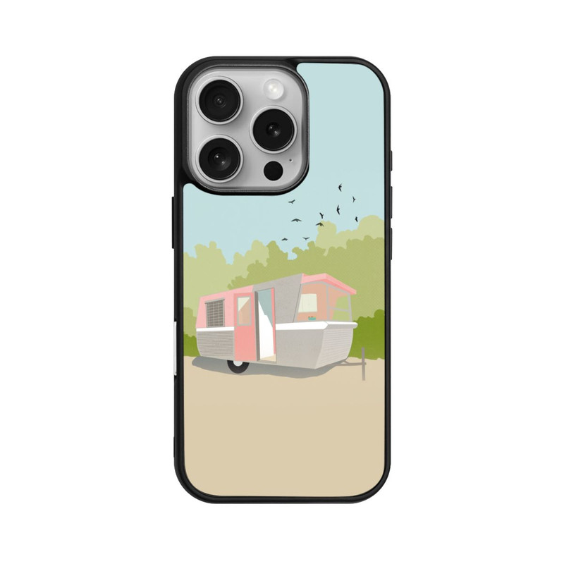 iPhone 16 Pro Base Case Retro Glamping by Roberta Murray