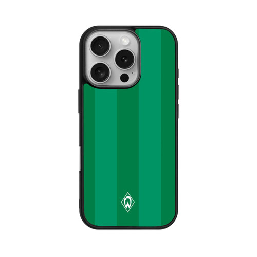 Apple iPhone 16 Pro Base Case Werder Bremen Grün gestreift