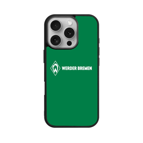 Apple iPhone 16 Pro Base Case Werder Bremen Schriftzug Raute Grün