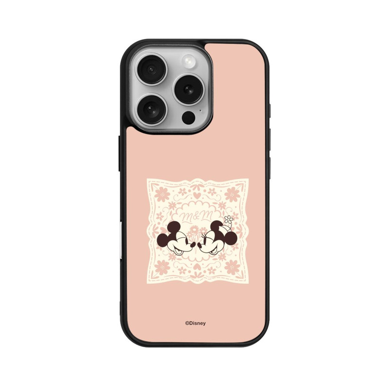 iPhone 16 Pro Base Case Minnie und Micky Forever Rosa