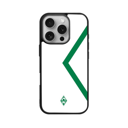Apple iPhone 16 Pro Base Case Werder Bremen Rautenelement Grün