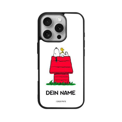 Apple iPhone 16 Pro Base Case Snoopy and Woodstock Classic Personalisierbar