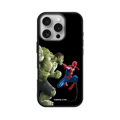 Apple iPhone 16 Pro Base Case Spider-Man und Hulk