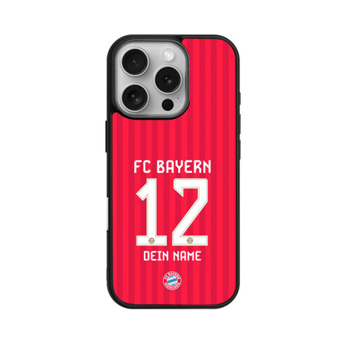 Apple iPhone 16 Pro Base Case FC Bayern München Trikot Personalisierbar 26-27