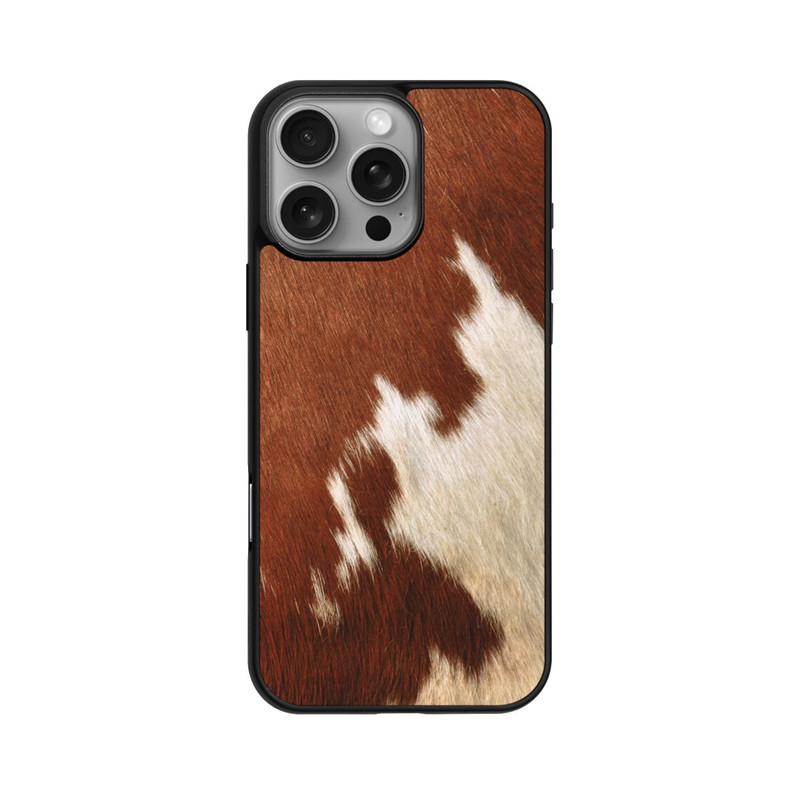iPhone 16 Pro Max Base Case Kuhfell Look