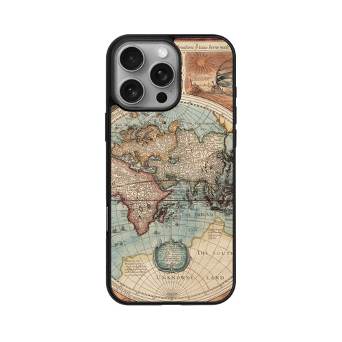 Apple iPhone 16 Pro Max Base Case Vintage Weltkarte