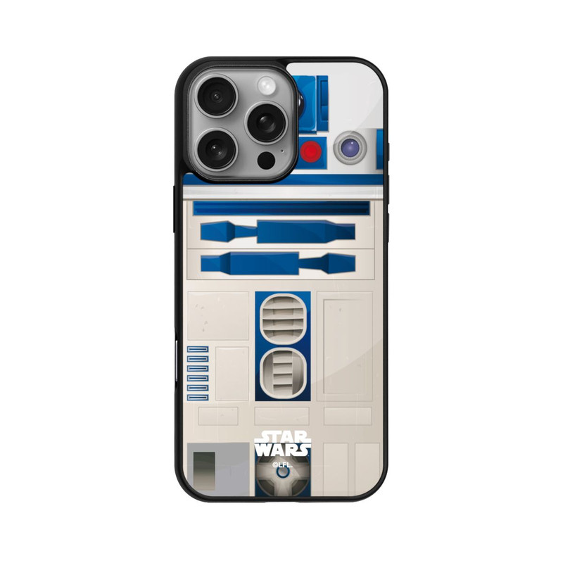 iPhone 16 Pro Max Base Case R2D2 Nahaufnahme