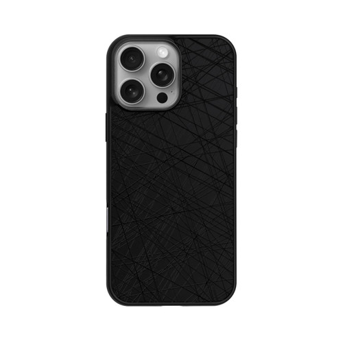 Apple iPhone 16 Pro Max Base Case Scratches Black ohne Hintergrund