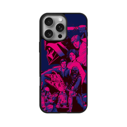 Apple iPhone 16 Pro Max Base Case StarWars Charaktere - Ultraviolet
