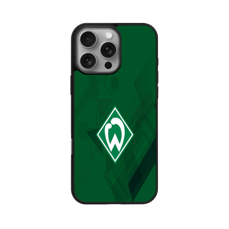 iPhone 16 Pro Max Base Case Grüne Grafikelemente - Werder Bremen