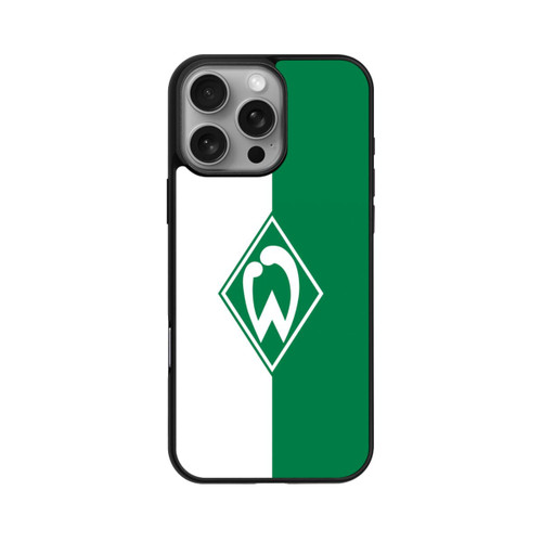 Apple iPhone 16 Pro Max Base Case Weiß-Grün - Werder Bremen