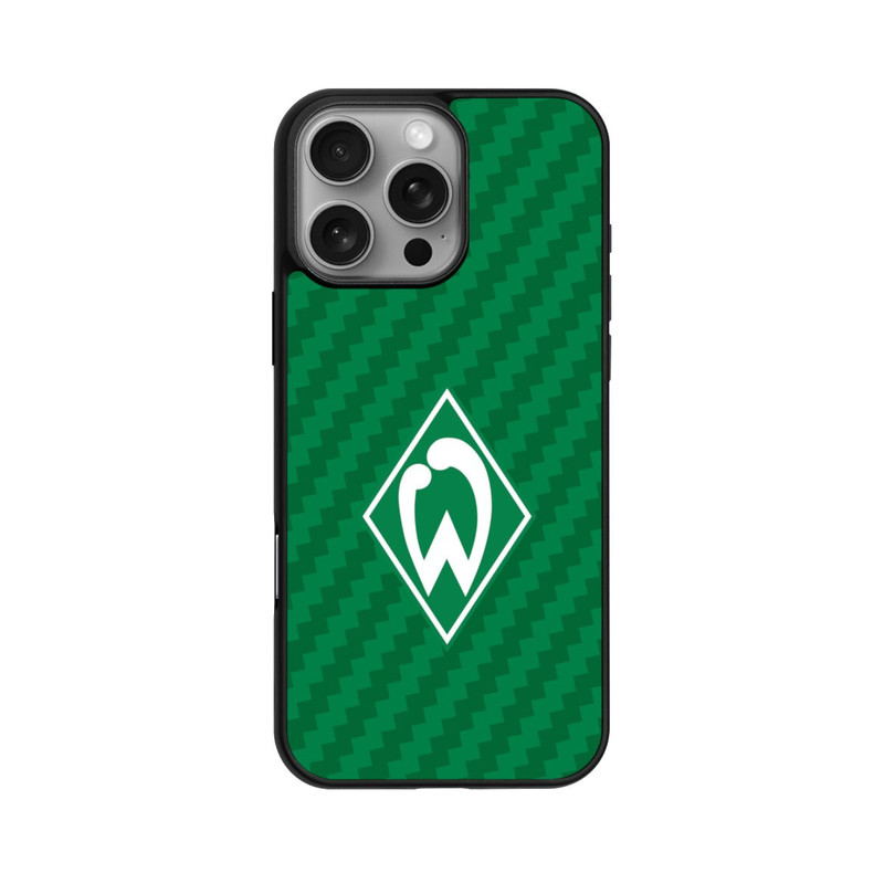iPhone 16 Pro Max Base Case Carbonlook - Werder Bremen
