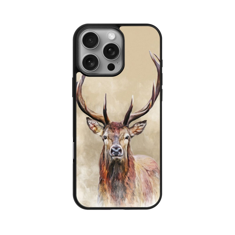 iPhone 16 Pro Max Base Case Gezeichneter Hirsch