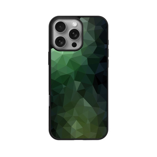 Apple iPhone 16 Pro Max Base Case Polygonal Mosaic Green