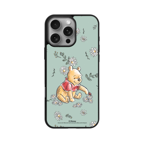 Apple iPhone 16 Pro Max Base Case Winnie Puuh Gänseblümchen und Käfer Liebe