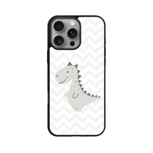 Apple iPhone 16 Pro Max Base Case Grauer Dino