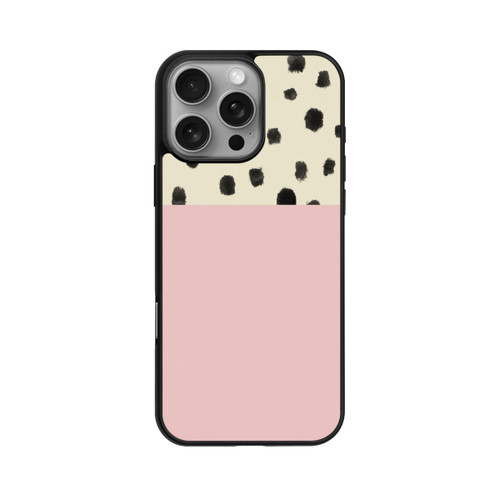 Apple iPhone 16 Pro Max Base Case Punkte und Rosa
