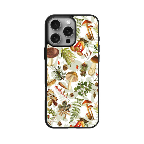 Apple iPhone 16 Pro Max Base Case Pilzmuster Weiß