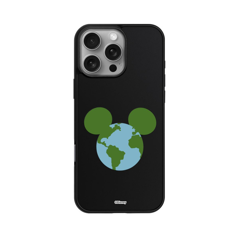 iPhone 16 Pro Max Base Case Micky Erdkugel Transparent