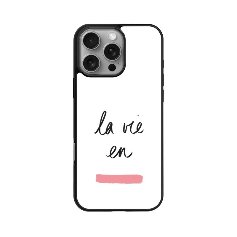 iPhone 16 Pro Max Base Case La Vie en Rosa
