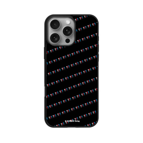 Apple iPhone 16 Pro Max Base Case Drei Fragezeichen Muster Schräg