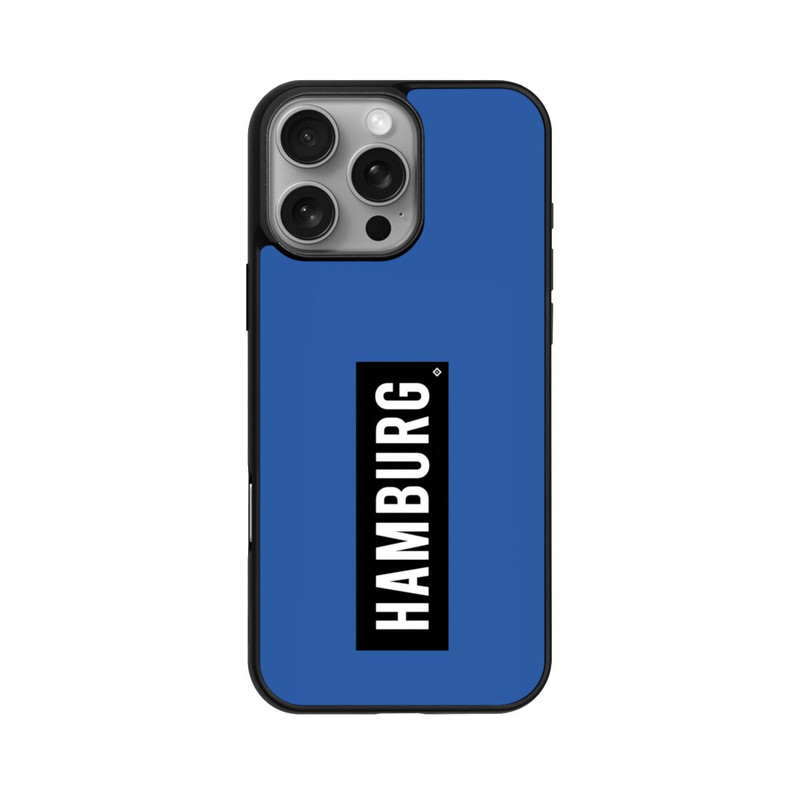 iPhone 16 Pro Max Base Case HSV Hamburg Schwarz Blau